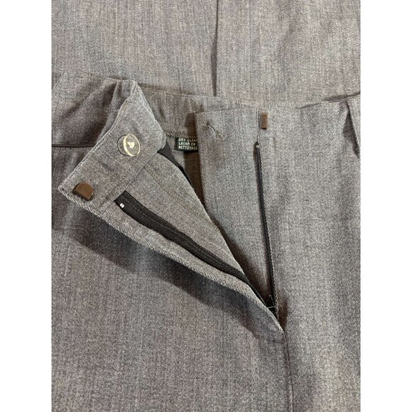 Vintage Lauren Ralph Lauren Gray Wool-Blend Maxi Pencil Skirt Dark Academia - 8 - Picture 5 of 6